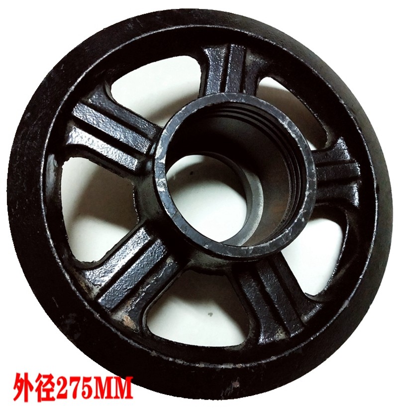 速发新款中联收割机导带履向轮涨紧轮PL50履带机滚轮导向轮