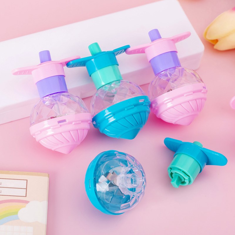 速发开学幼儿园礼物儿童小闪光陀螺扫码活动小礼品地推创意小玩具