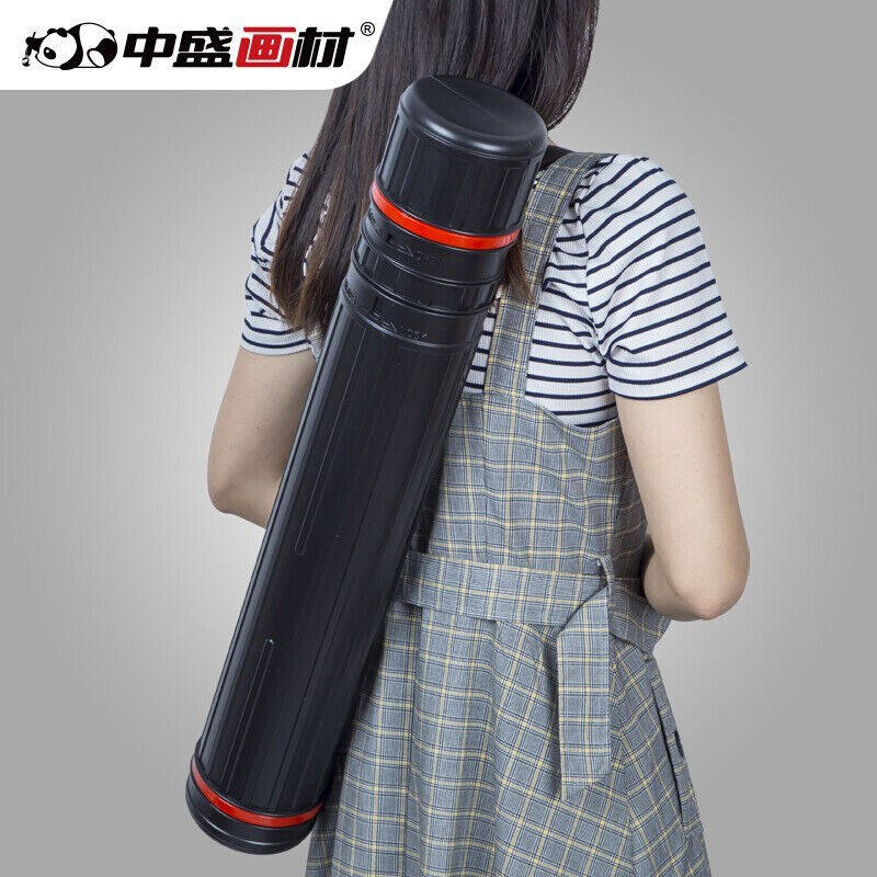 中盛画材【5个装】加厚可伸缩素描纸装画筒画桶纸筒海报收纳筒美