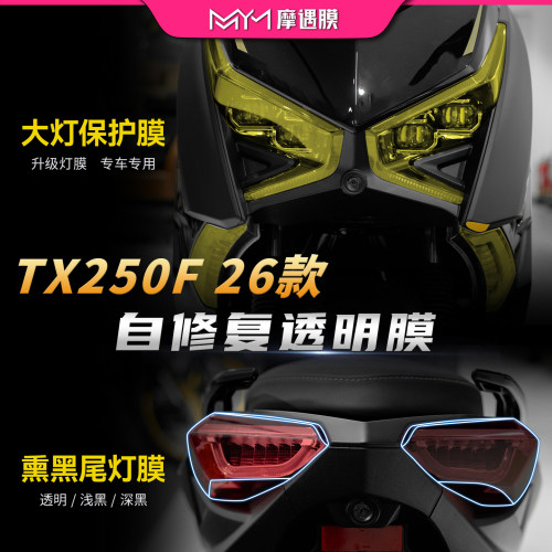 适用26款天鹰TX250F灯膜贴纸