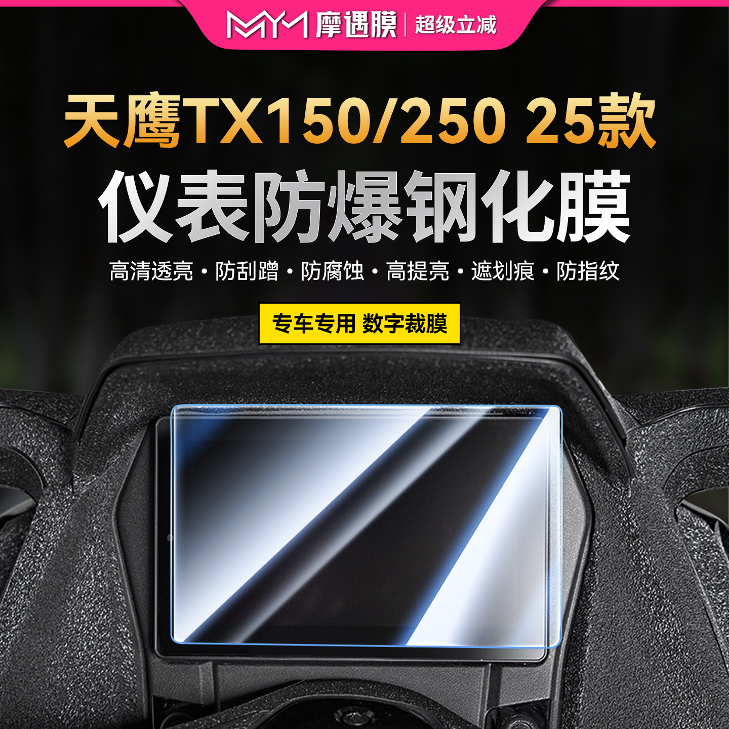 适用25款天鹰TX150/250仪表贴纸