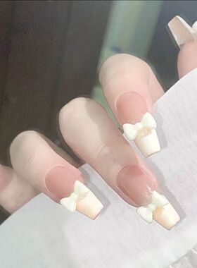 假指甲贴片光疗成品温柔