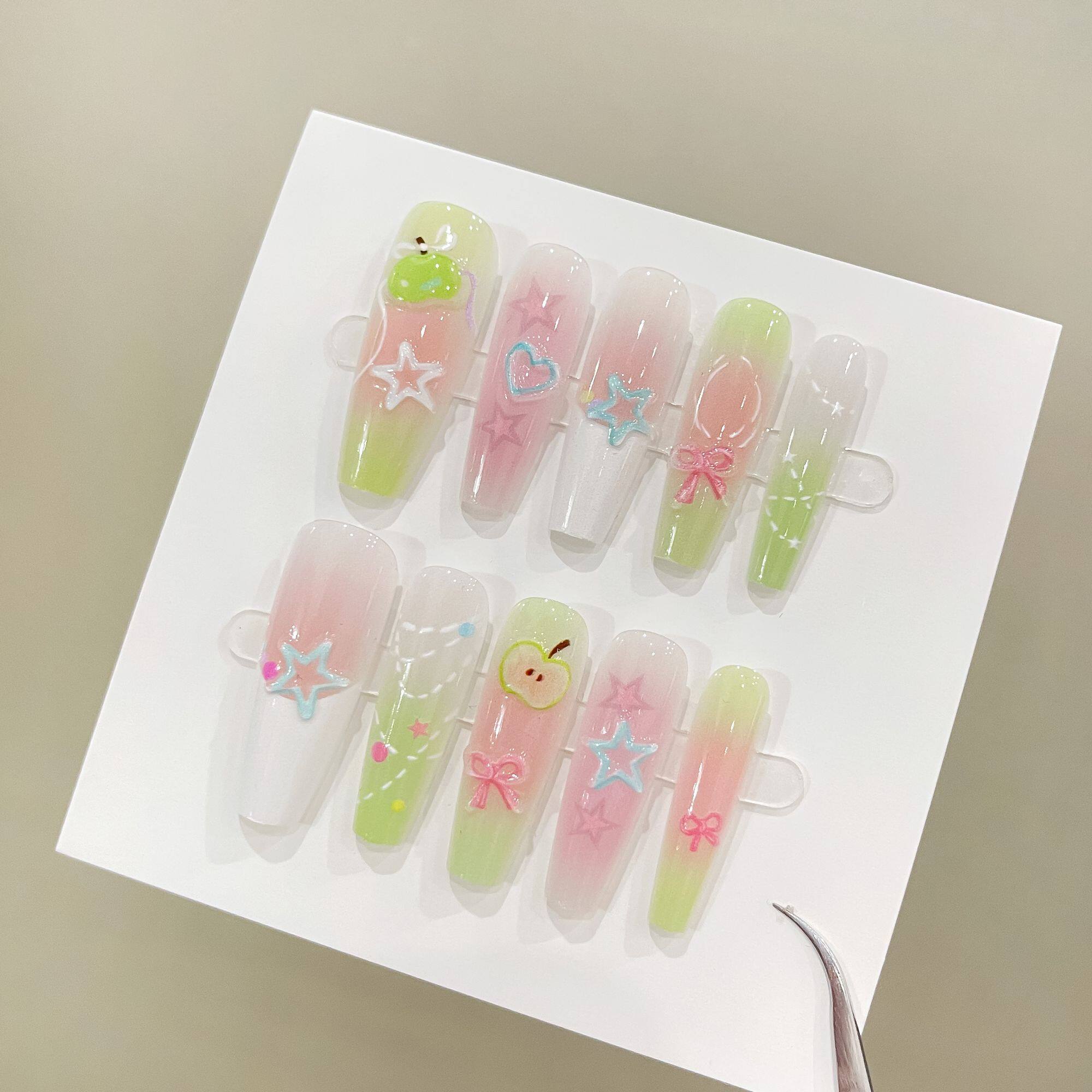 蝴蝶结多巴胺青苹果清新