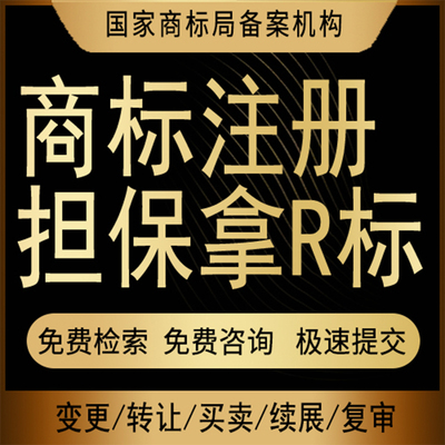 商标注册加急申请商标注册logo设计商标申请起名品牌美国商标注册