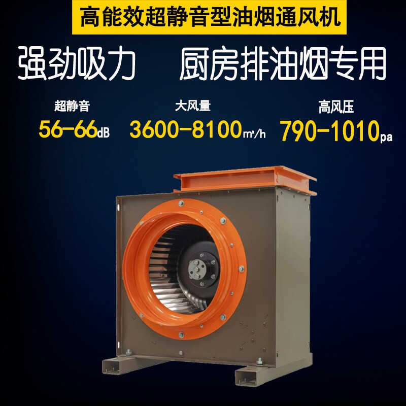 高能效超静音油烟离心风机高压
