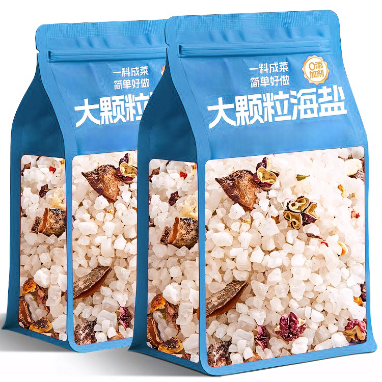 盐焗粗海盐大粒盐焗海鲜粗海盐调味料5斤鸡虾专用粗盐腌料旗舰店