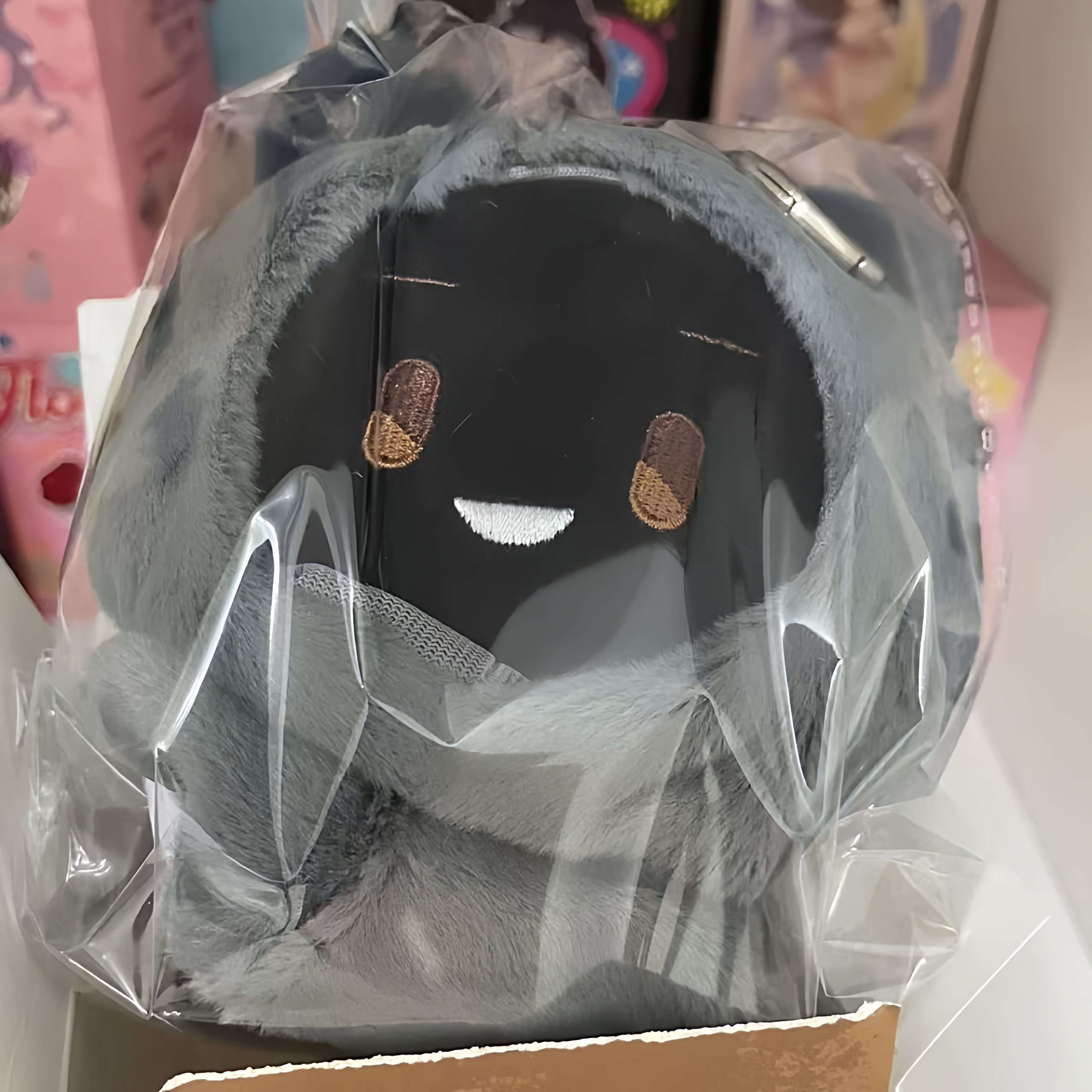 灵动创想名侦探柯南猫咪斗篷系列毛绒盲盒正版公仔娃娃玩偶挂件