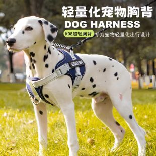 福莱希蒙淼大狗牵引绳中大型犬防爆冲狗背带胸背外出遛狗绳狗脖套