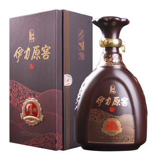 新疆国产伊力特原窖1号浓香型白酒高度52度500ml单瓶礼盒装 正品