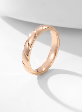 尚家旋爱登芳镀18k金情侣戒指