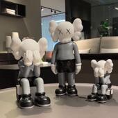 公仔创意小熊摆件客厅网红奶茶店卡通玩偶简约摆件软装 饰品玩偶