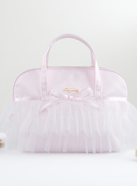 日本Raiponce化妆包女粉色少女心大容量便携旅行多功能手提收纳包