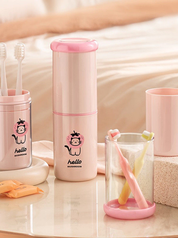 旅行洗漱套装便携式漱口杯牙膏牙杯旅行用品洗杯折叠牙刷旅行大小