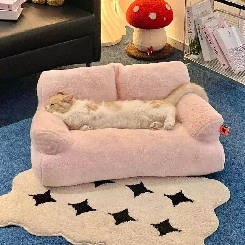 猫窝四季通用猫咪沙发冬季保暖高颜值可拆洗中小型犬狗窝宠物用品