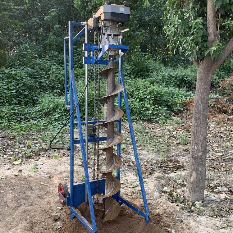 农网油炸杆打洞机 山地光伏灌注桩挖坑机 网改造栽电线杆简单快捷