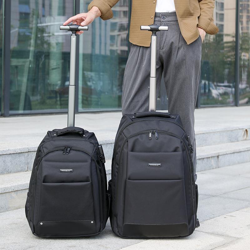 2025新品牛津布大容量长途出差商务拉杆双肩背包旅行箱20寸
