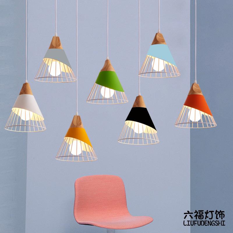 奶茶店吊灯北欧现代简约餐厅吊灯创意个性快餐冷饮店餐桌小吊灯