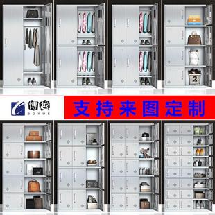 柜食堂餐具碗柜 不锈钢清洁柜煤矿更衣柜工厂员工浴室储物柜多门鞋