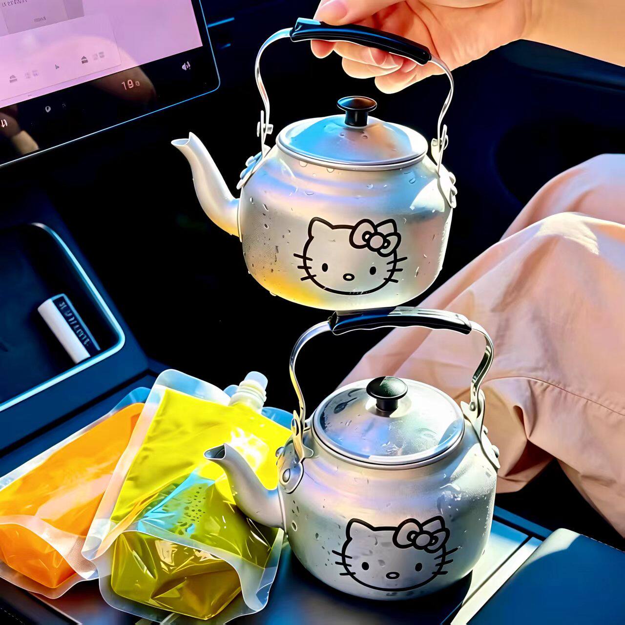 水吊子奶茶壶老式铝壶泰奶咖啡壶