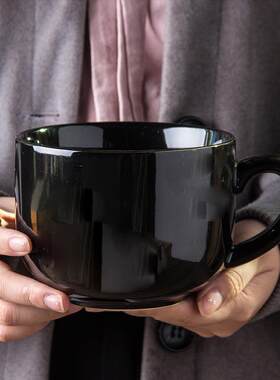 ins马克杯大容量800ml大号超大陶瓷送女友特大办公室咖啡杯好看
