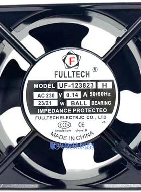 UF-123823H全新FULLTECH散热风扇12038AC230V双滚珠轴流风机