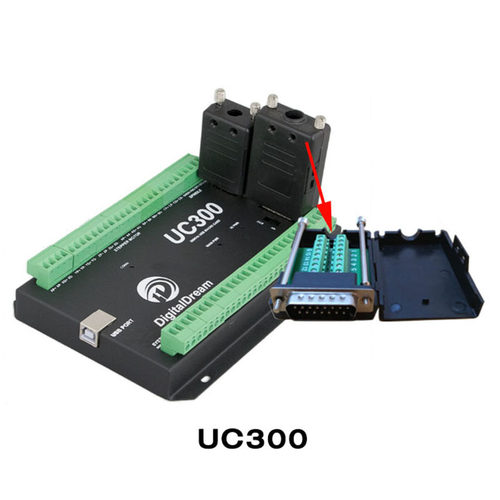 运动控制器5轴 USBmach3雕刻机控制器数控机床控制UC300