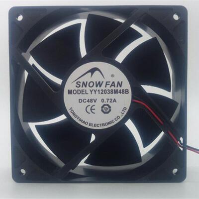 全新原装SNOWFAN12CMYY12038M48B48V0.72A双滚珠散热风扇