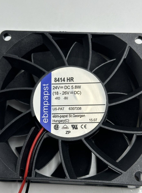 原装ebmpapst 8414HR 8025 24V 5.8W 8CM 大风量变频器散热风扇