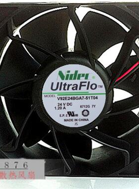 Nidec903824V1.20A暖起动V92E24BA7-51T04数控车床散热风扇