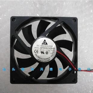 正品台达AFB0824SHB801524V0.26A8CM/厘米双滚珠变频器风扇