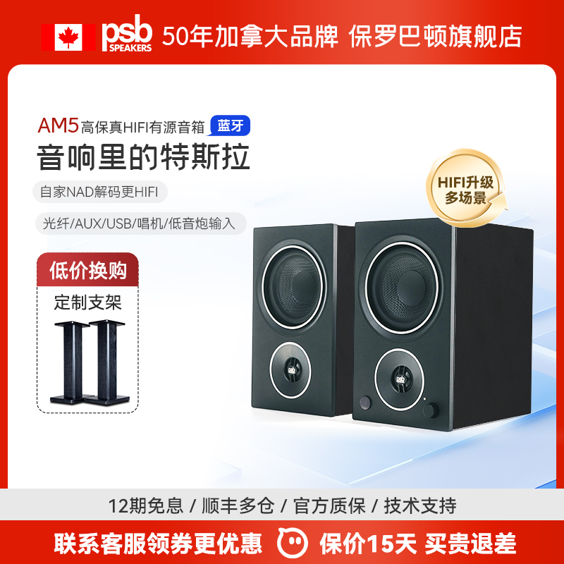 PSB保罗巴顿有源蓝牙桌面音响