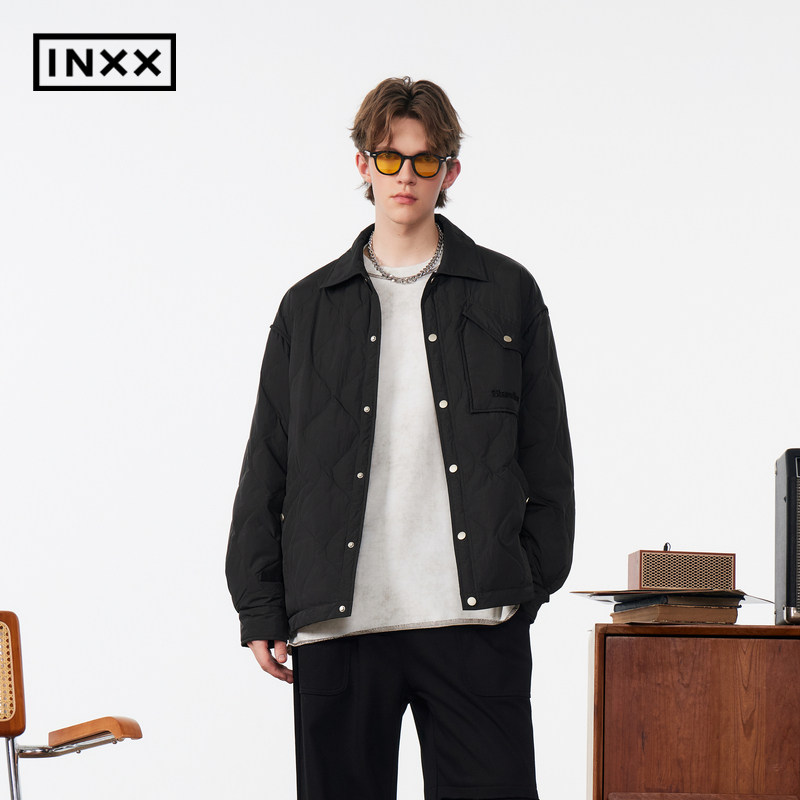 【NXX】Standby2024秋冬新款基础休闲LOGO多口袋羽绒服XME4151431