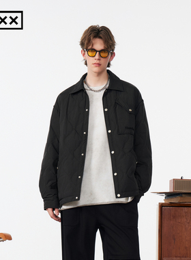 【NXX】Standby2024秋冬新款基础休闲LOGO多口袋羽绒服XME4151431
