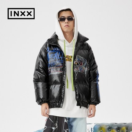 【INXX】STAND BY潮牌情侣印花羽绒服外套XMB4151310