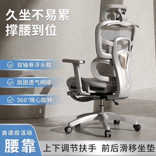 赛谷人体工学电脑椅护腰可躺座椅