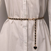 腰链女夏季 链条编织收腰束腰封 细腰带时尚 配裙子潮ins风装 饰西装