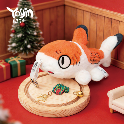 yogin鲨猫毛绒盲盒挂件