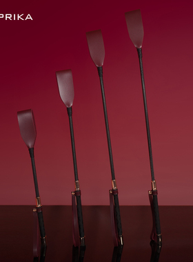 酒红色高端马鞭长鞭小圈实践sp工具多尺寸双层皮拍