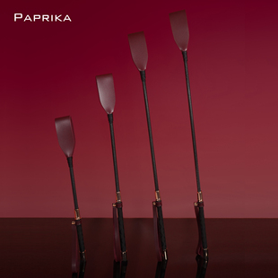 酒红色高端马鞭长鞭小圈实践sp工具多尺寸双层皮拍