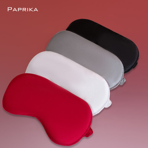 仿真丝睡眠眼罩遮光透气舒适松紧双面眼罩