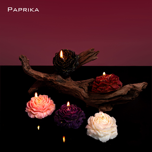 40度低温蜡烛銮金玫瑰牡丹蜡烛滴蜡香薰精油s不伤皮肤m手工情调