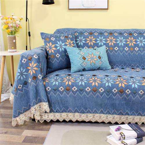 烁儿家居沙发套沙发巾防猫抓全盖包布艺沙发罩通用贵妃沙发布防滑