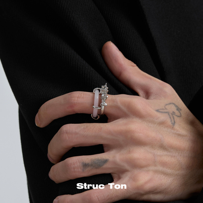 StrucTon轻奢清冷先锋小众戒指