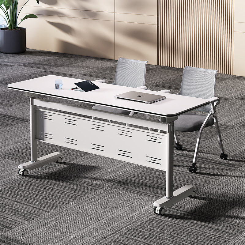 培训椅带桌板的椅子折叠培训桌椅办公椅电脑椅会议椅带折叠写字板