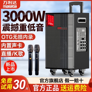 万利达雷火9295广场舞音响户外大声卡拉杆音箱OTG内录功率直播K歌
