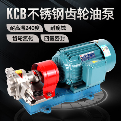 不锈钢齿轮油泵耐高温耐腐蚀