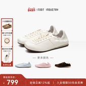 INDUSTRY 足下工业方头芭蕾舞鞋 FOOT 春夏薄底舒适休闲百搭复古