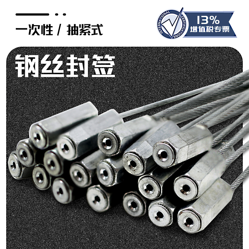 自锁式钢丝封签暖气阀门热力铅封