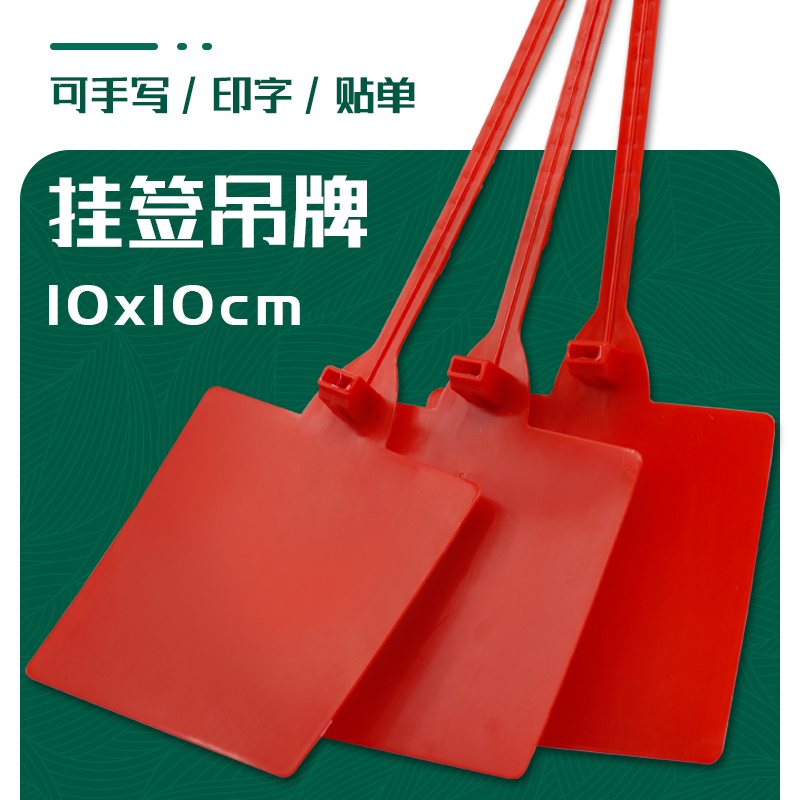 物流快递标签牌扎带塑料吊牌挂签