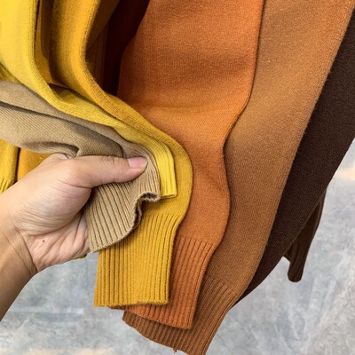 潮牌宽松针织高领加绒毛衣